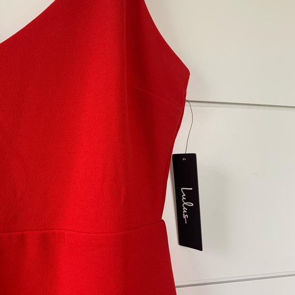 Lulu’s Stunning Red Dress - Picture 4 of 6